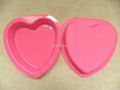 heart shape silicone bake pan 2