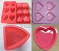 heart shape silicone bake pan 3