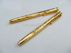 Gold-plated Ball pen roller pen signature pen upscale gift metal pen