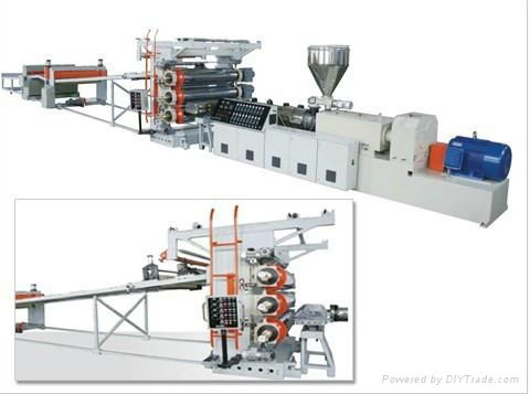 PVC transparent sheet production line