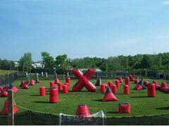 Inflatable paintball 