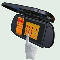 7-INCH REAR VIEW MIRROR TFT LCD MONITOR WITH COVER