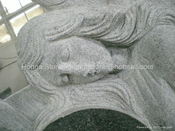 Granite Angel Tombstone and Monument / Headstone 3