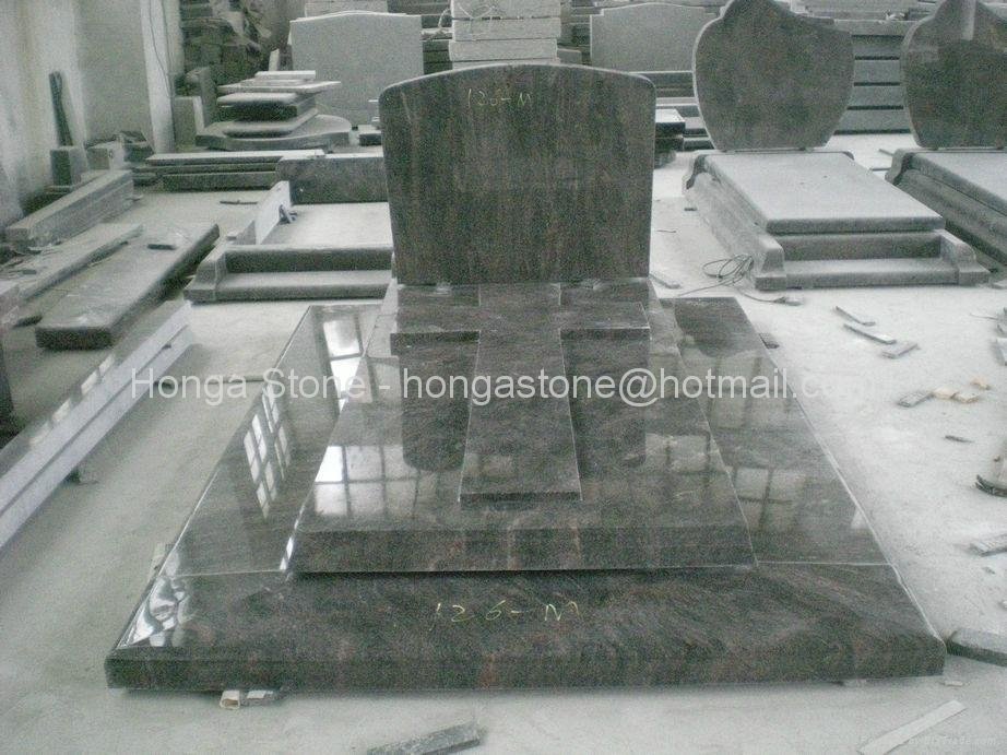Granite Monument and Tombstone