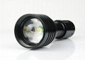 CREE XM-L U2 LED Zoomable Diving Flashlight D10U 1