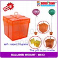 Plastic balloon weight with 70 grams 4