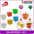 Plastic balloon weight with 70 grams 2