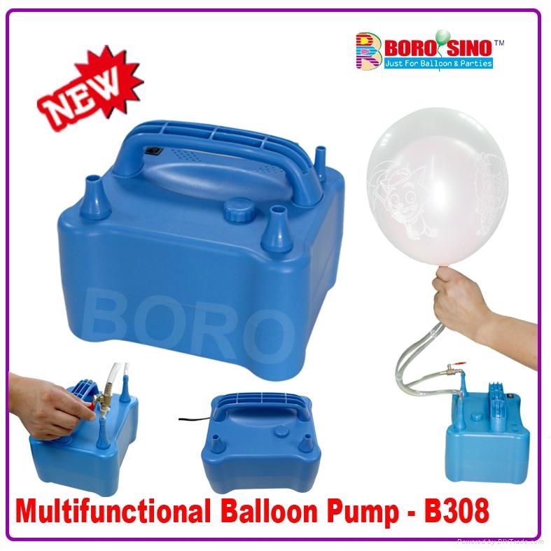 Three nozzles Electric balloon pump 4