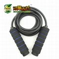 Rubber/plastic safe rope skipping for kids and ladies  4