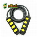 Rubber/plastic safe rope skipping for kids and ladies  1