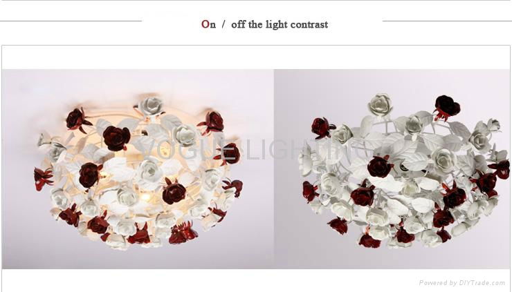 Rose ceiling lamp 3