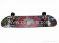 ZY custom skateboard completes 5