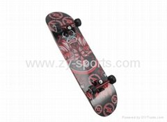 ZY maple skate board completes