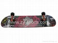 ZY skate board completes 1