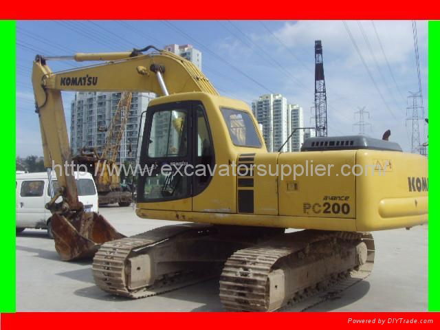 USED HYDRAULIC EXCAVATOR KOMATSU PC200 USED EXCAVATOR PC200