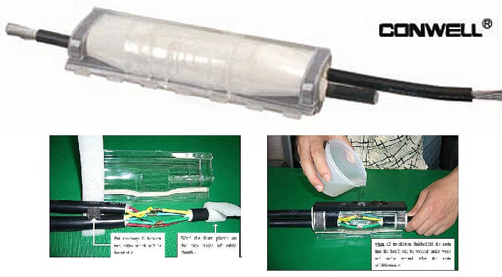 Waterproof  Junction Box/underground branch joint/pur-cast resin joint 4