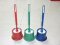 cleaning toilet brush with holder