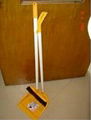 VA128 plastic broom dustpan set