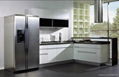 kitchen cabinets, white lacquered, glossy and  modern 2