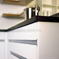 kitchen cabinets, white lacquered, glossy and  modern 3