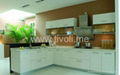 kitchen cabinets, white lacquered, glossy and  modern 5