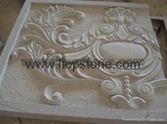 Decorative Stone Relief Sculpture