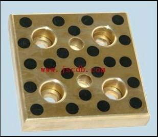 JSP copper base Mosaic type solid lubrication copper slide 3