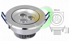 3*1W LED Ceiling Light 