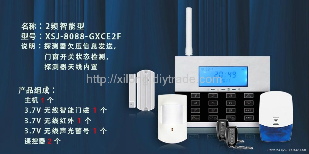 LCD藍色背光液晶報警系統 4
