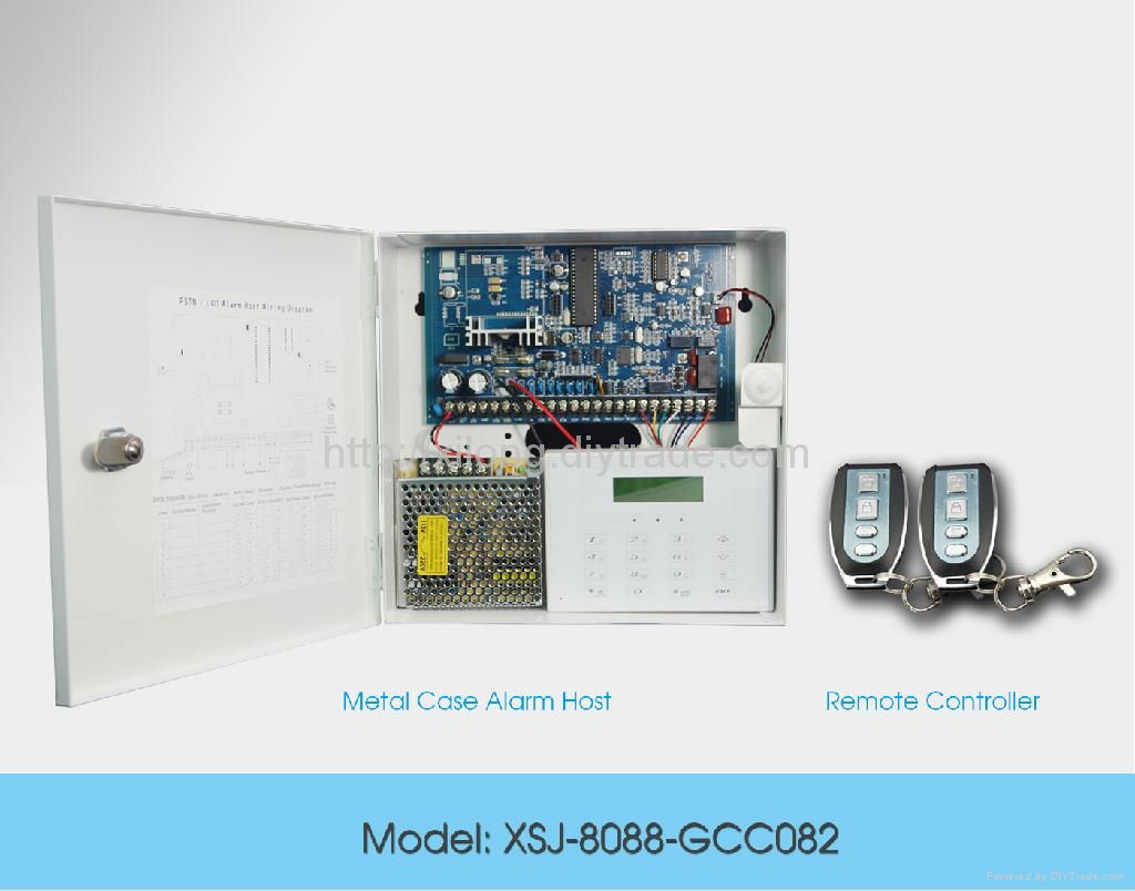 LCD Letter Engineering Wired alarm system with Metal Box