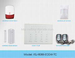 PSTN LED intelligent wireless alarm system kit