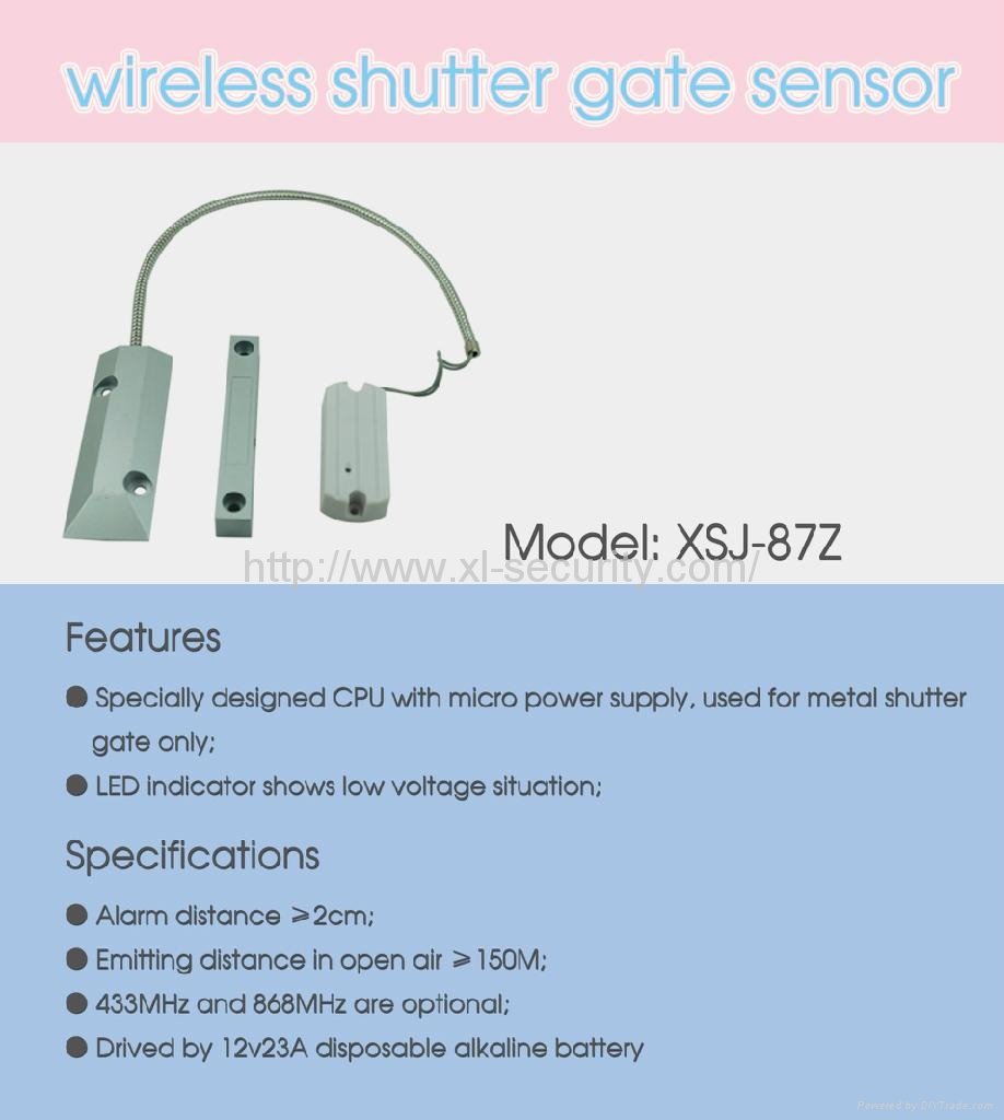 Wireless Shutter Door Sensor