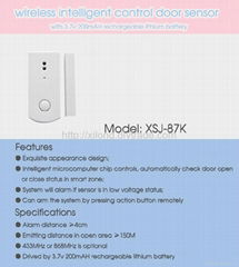 Wireless intelligent emrgency door sensor