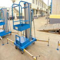 Single mast aluminum lift