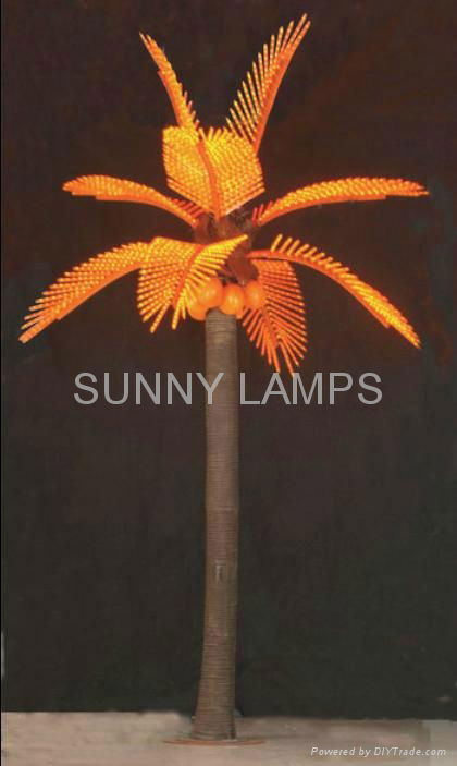 simulation coconut palm tree light 4