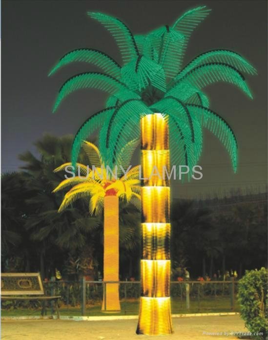 LED仿真棕榈树灯