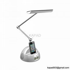 best iPhone speaker: iPhone Lamp Speaker KP-515 (Silver)