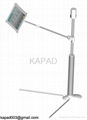 best iPad Floor holder (with Reading Lamp) KP-918 (Silver)  3