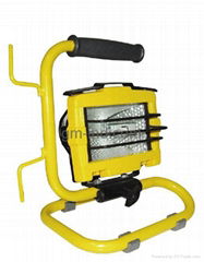 Portable halogen worklight