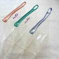 Fashion clear logo printing TPU zipper bag 3