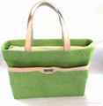 Green lady straw fashion high women handbag 2