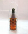 Clear fashion liquid pvc wine bottle bag 2