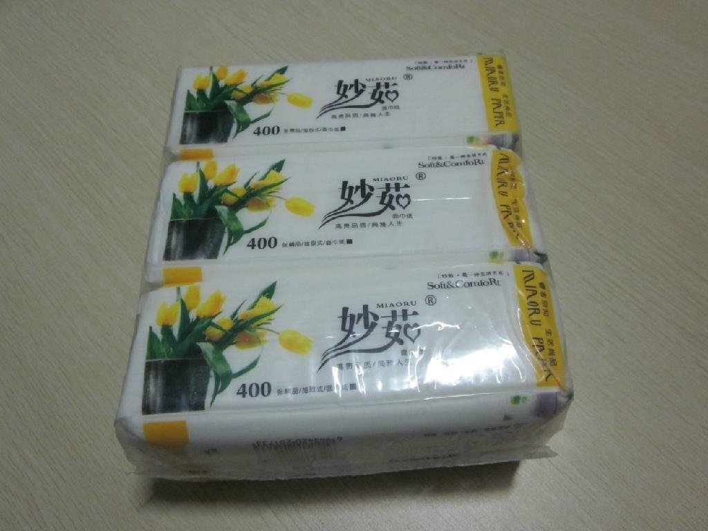 Soft pack Facial Tissue 100 sheets 4