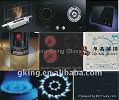 glass ceramic/heat resistance glass for cooktop/fireplace