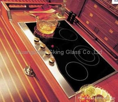 4-5mm microwave oven panel glass for china glass ceramic  2