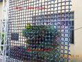 PH100 Flexible mesh curtain glass wall LED display 2