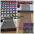 PH50 Flexible mesh curtain glass wall LED display 2