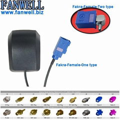 GPS antenna outdoor with Fakra right angle connector