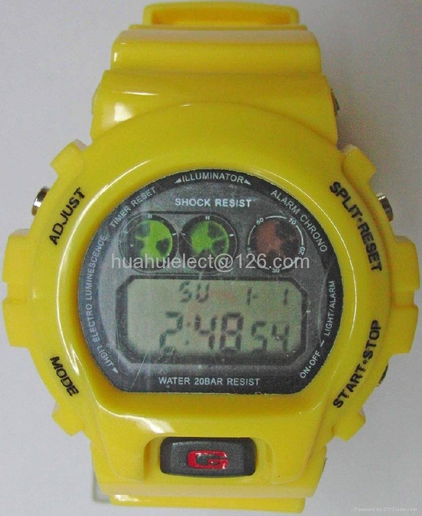  watch digital lcd watch , led watch 2