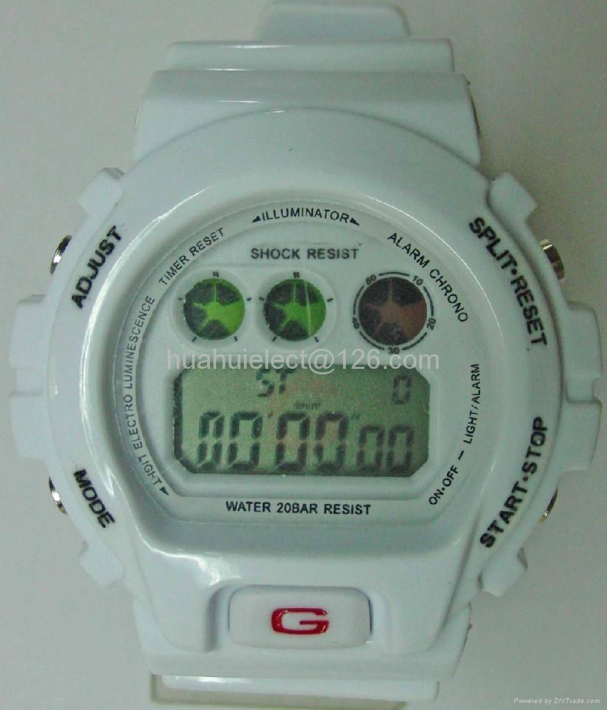  watch digital lcd watch , led watch 3